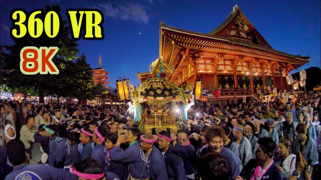 [ 8K 360 VR ]ヴァーチャル観光:東京浅草 三社祭2018(3)「宵宮」 Virtual Tour ASAKUSA Sanja Festival ‘Yoi-Miya’ in TOKYO