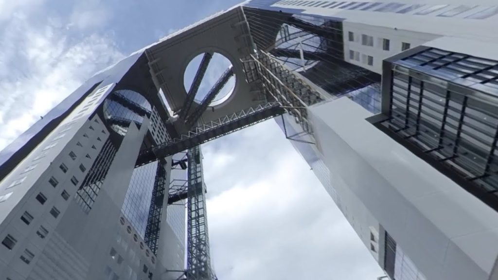 【VR散歩】うめきた広場から梅田スカイビルまで歩く＜Insta360 ONE X 5.7K VR＞