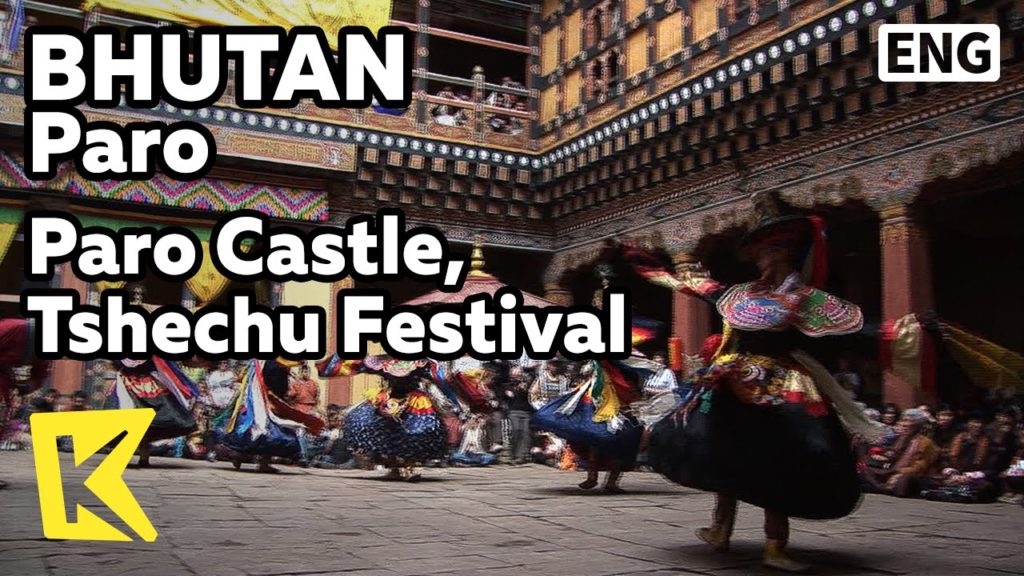 【K】Bhutan Travel-Paro[부탄 여행-파로]파로성에서 열린 테추 축제/Paro Castle/Tshechu Festival/Buddhism/Dangka