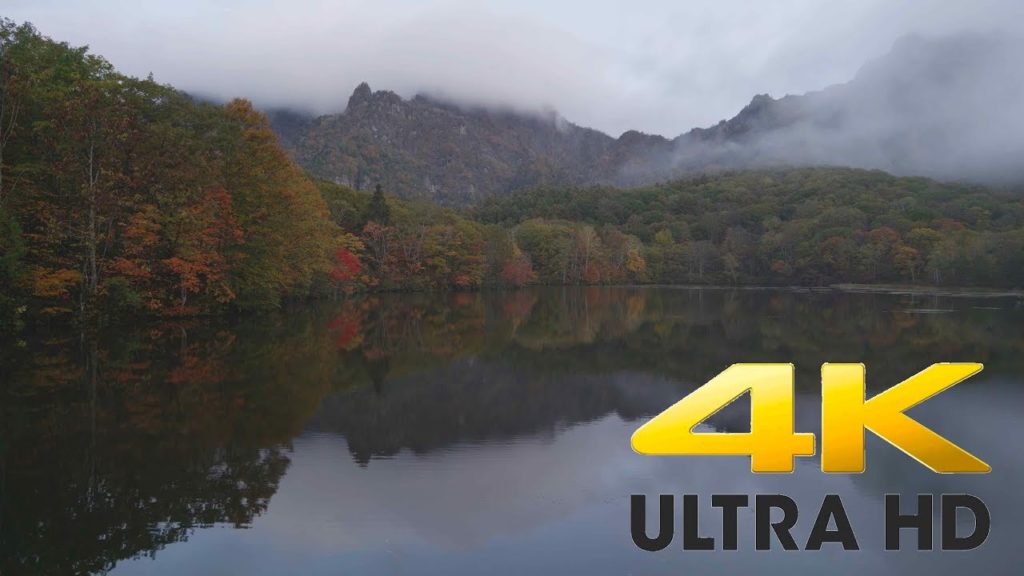 【4K Background】Scenic Pond in Dense Fog (Kagami Ike Pond in Nagano) with Relaxing Music 【417Hz】 【4K Background】Scenic Pond in Dense Fog (Kagami Ike Pond in Nagano) with Relaxing Music 【417Hz】