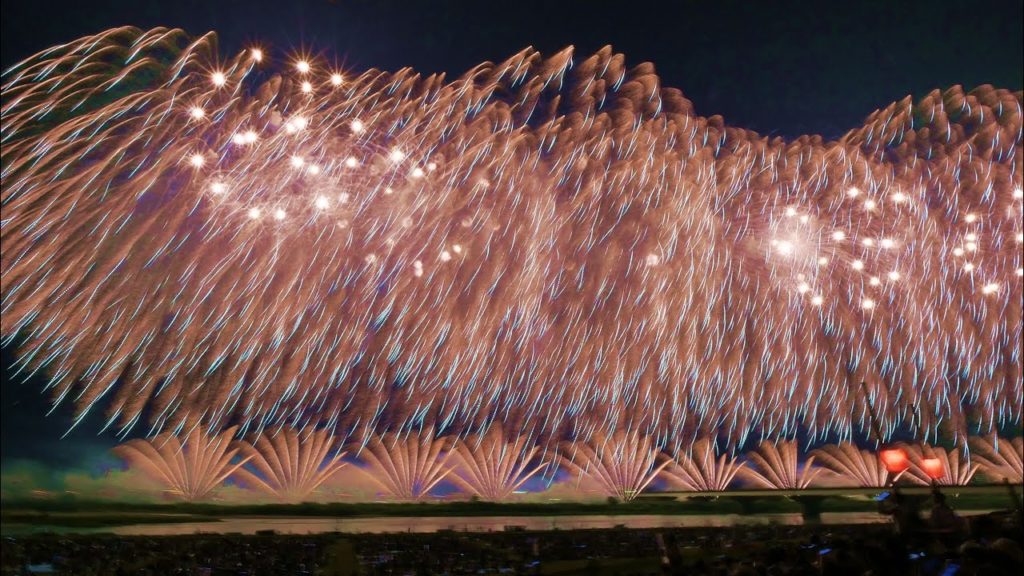 JG☆☆☆☆4K HDR 新潟 長岡花火  原音高音質体験版 尺玉百連発「空を見上げてごらん」 Niigata,Nagaoka Fireworks "Sora wo Miagete Goran"
