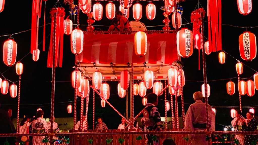 Japanese Bon Odori Dance - Obon Matsuri (お盆) | Ogura Festival 2019