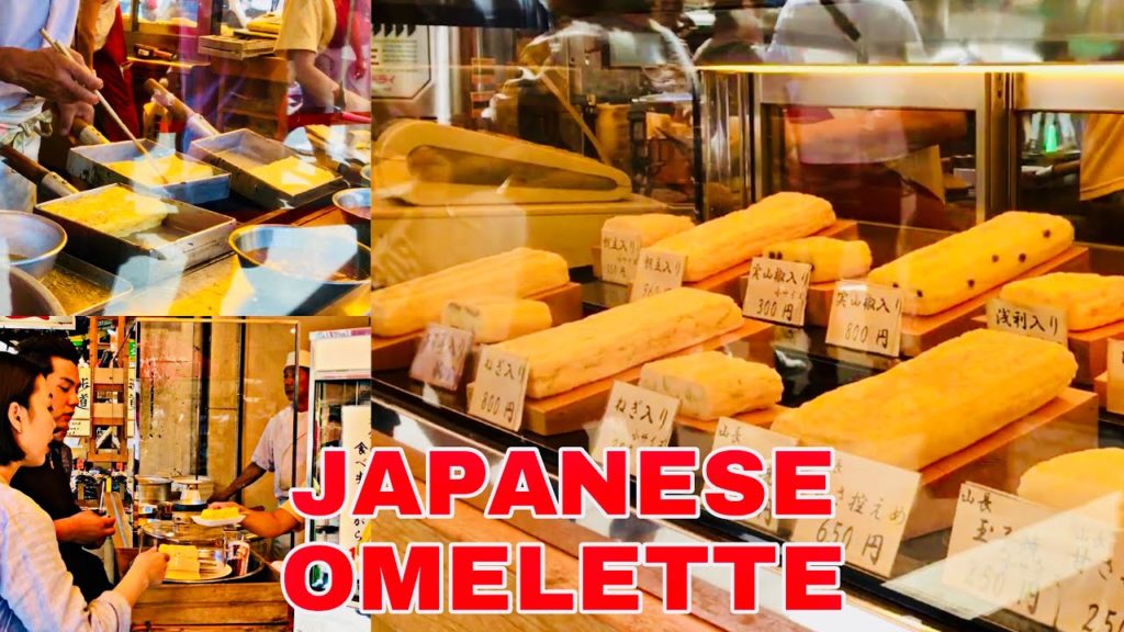 TAMAGOYAKI JAPANESE OMELETTE | JAPANESE STREET FOOD | 卵焼き