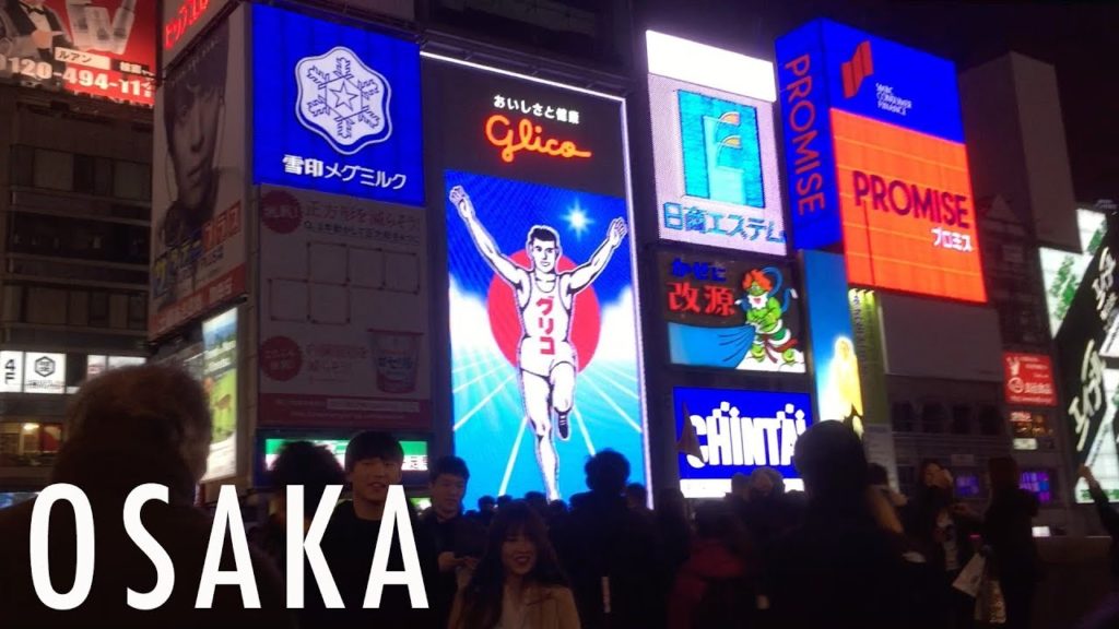 OSAKA | Ikkaku Chicken, Kani Douraku Crab Sashimi, Osaka Castle