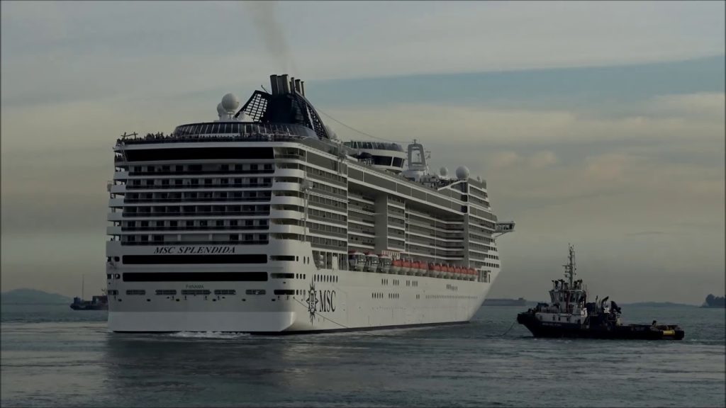 MSC Splendida Sail Away From Singapore ( 24 Nov 2018)