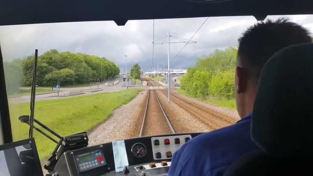 Sheffield Supertram Driver's Eye: Halfway - Castle Square [B]