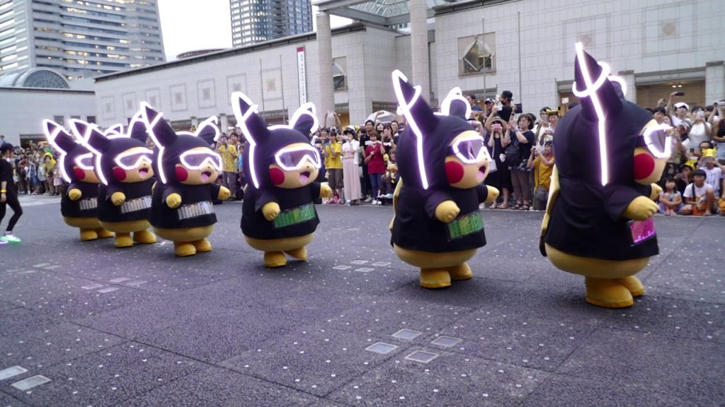 ‘Pikachu Parade (Night)’ at Yokohama, Japan [RAW VIDEO]