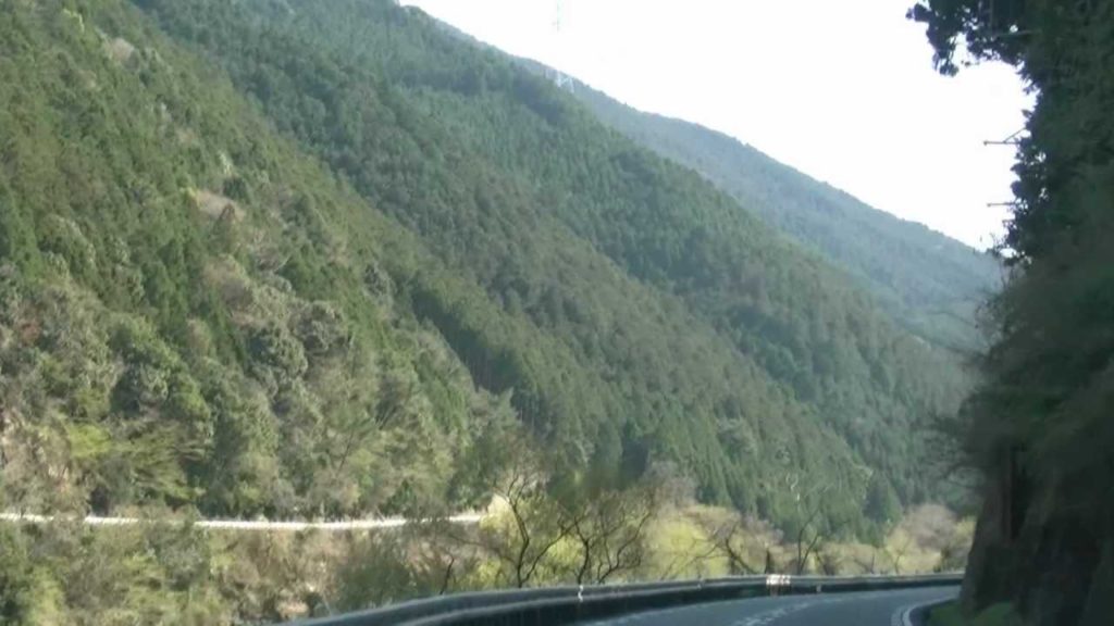 桜・秋葉街道5(国道１５２号）北上・浜松市,National-road152,Hamamatsu,Japan