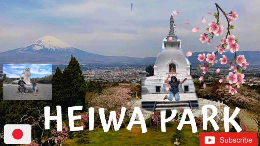 Fuji Bussharito Heiwa Park [富士仏舎利塔平和公園]  [Dron 4k]