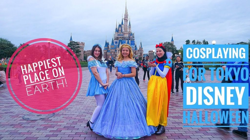 We dressed up for Tokyo Disneyland Halloween! - Japan Vlog