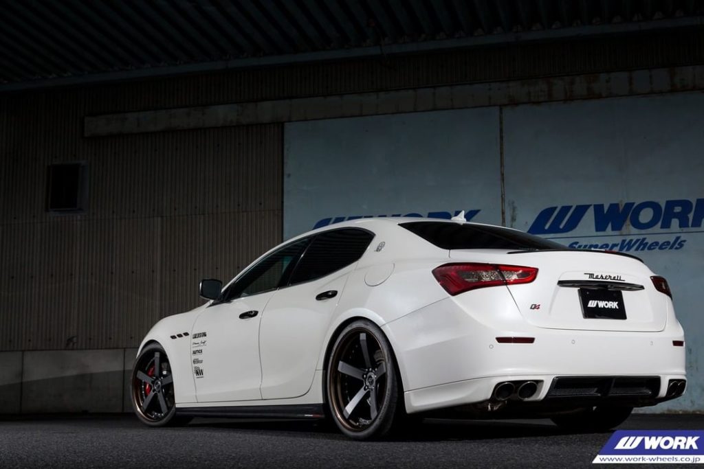 LEAD DESIGN Maserati Ghibli on WORK Zeast ST2 #artofwheel #zeastst2...
