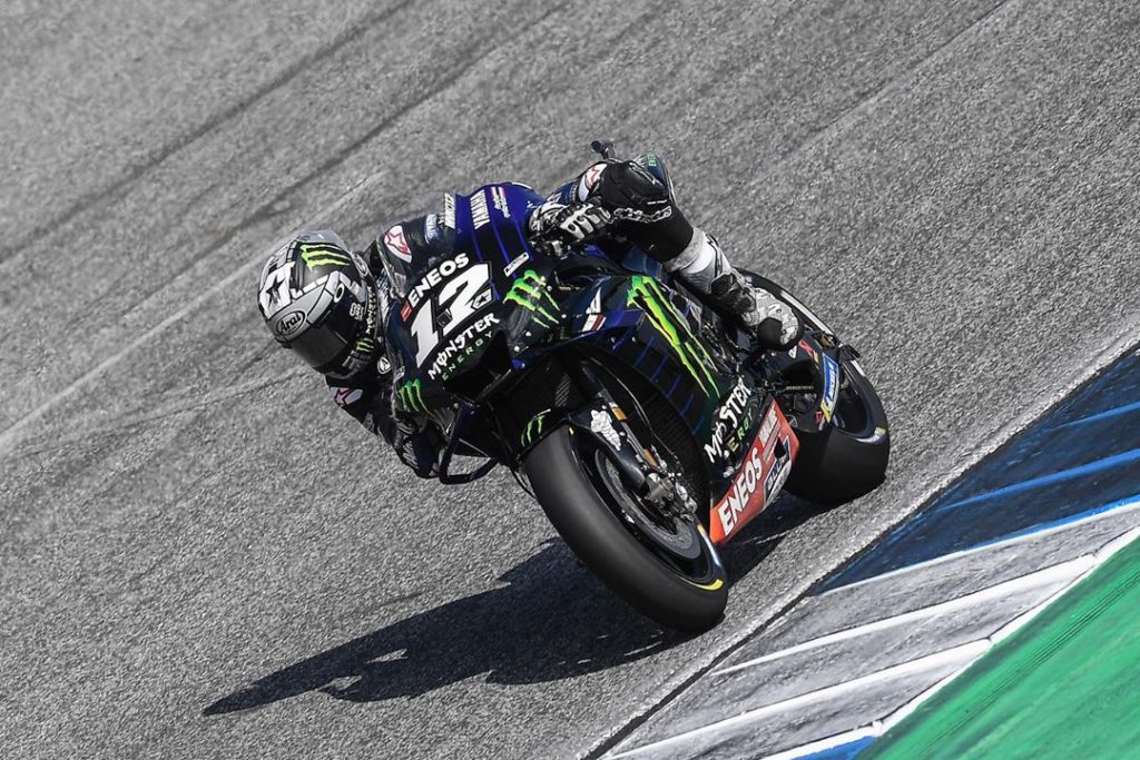 @maverick12official struggled in the first stage of the race, riding with a full...