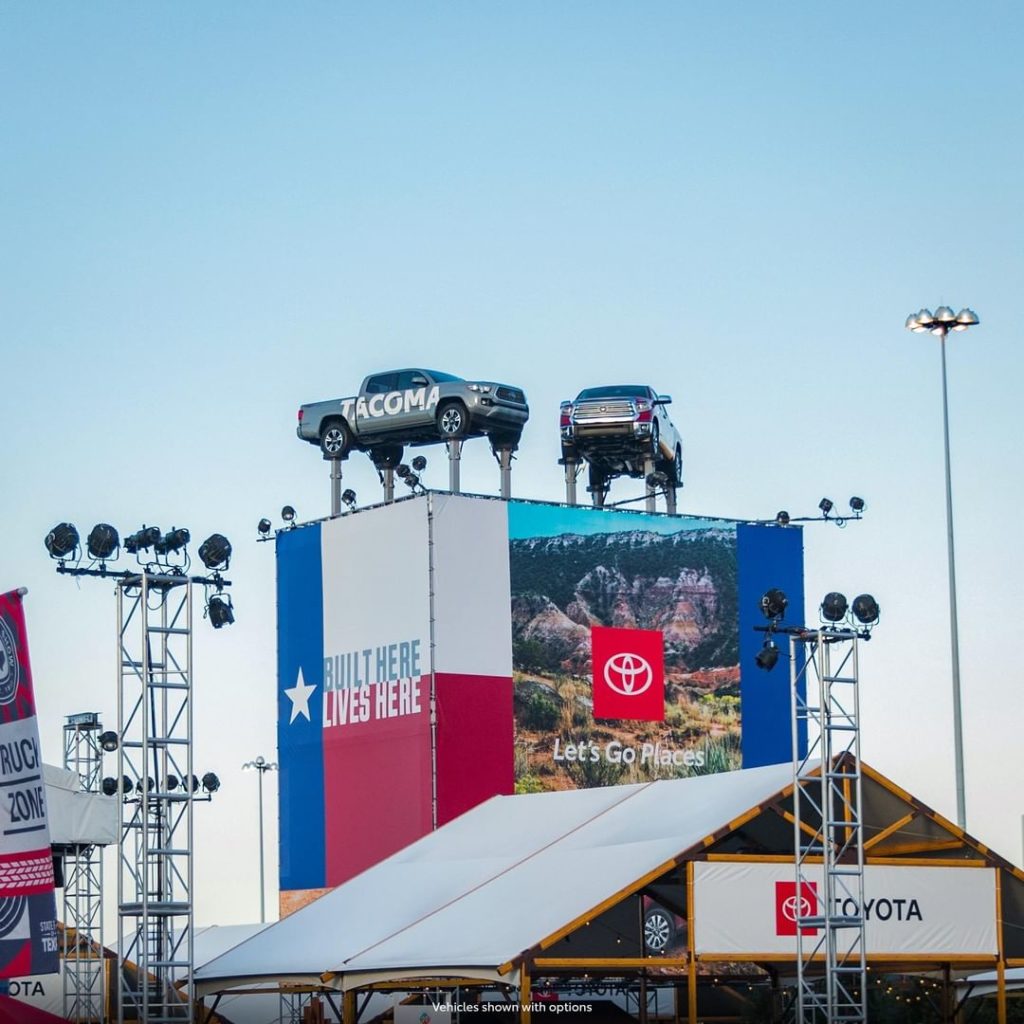 Standing tall in Texas! #Tacoma #LetsGoPlaces #StateFairofTx...