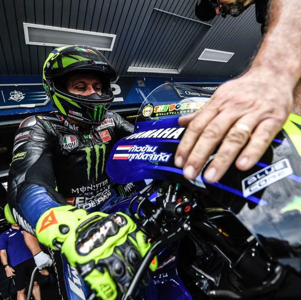@valeyellow46 : "The crash is a shame. Maybe we could have started from a bit be...