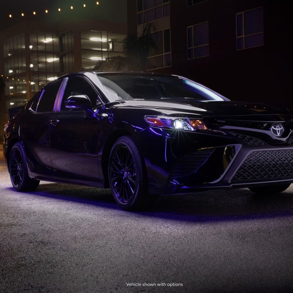 Nights will never be the same in the 2020 #Camry #Nightshade 
#LetsGoPlaces...