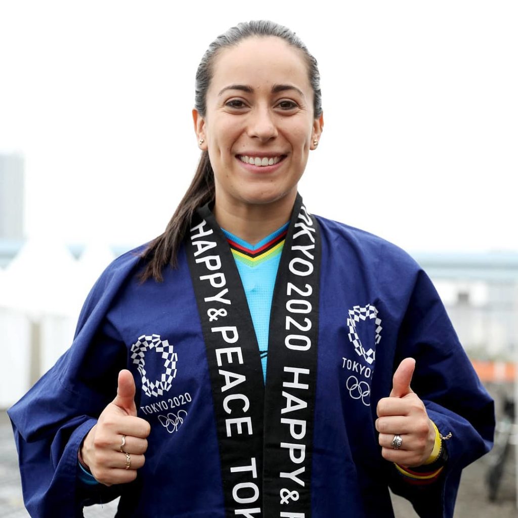 Meet @marianapajon , Colombia’s first Double Olympic Champion wearing a traditio...