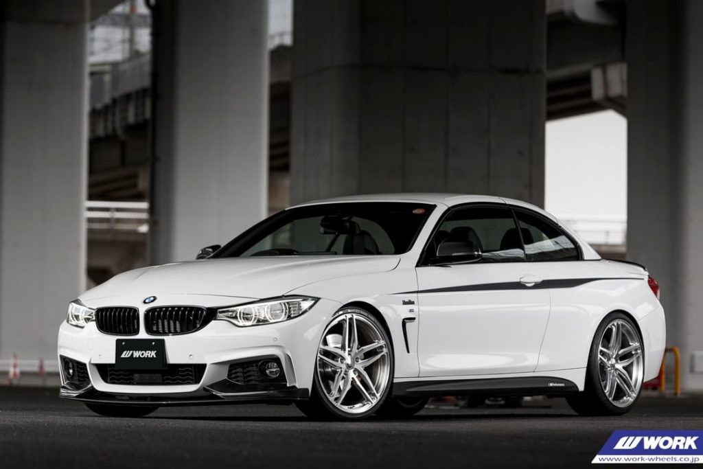 MACCHINA BMW 435i on forged WORK Gnosis FMB02 #artofwheel #gnosisfmb02...