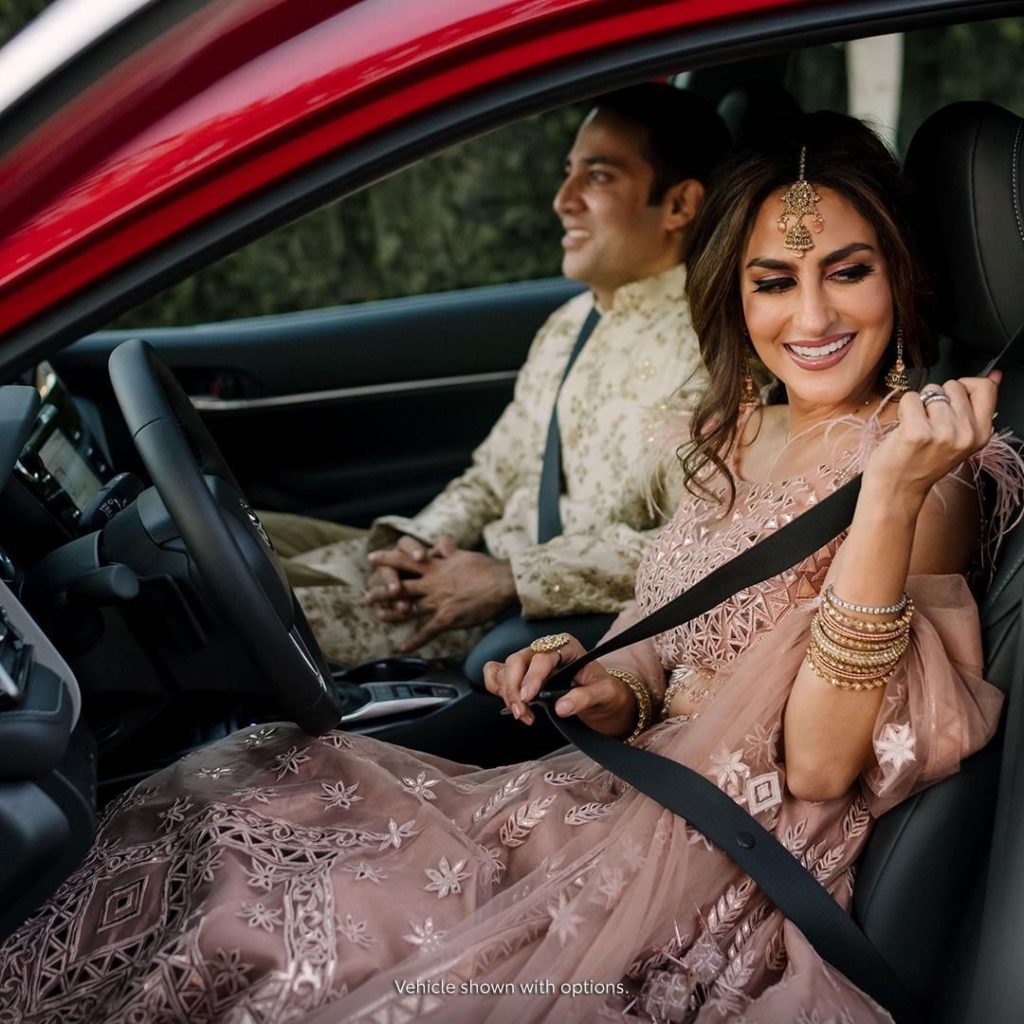 The stylish #Camry #Hybrid makes the perfect accessory for any occasion. #LetsGo...