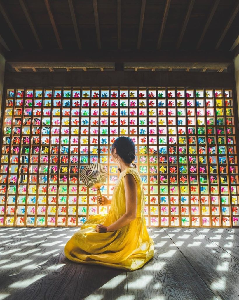 Japan Travel: We love this wall of color at the former Tamura clan’s Samurai Residence in Fuku… We love this wall of color at the former Tamura clan's Samurai Residence in Fuku...