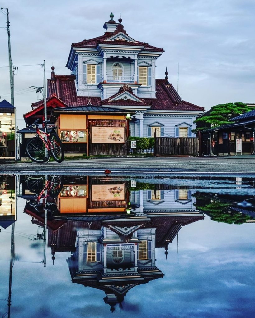 @chaijiro captured this gorgeous shot of the  Former Tsuruoka Police Station in ...