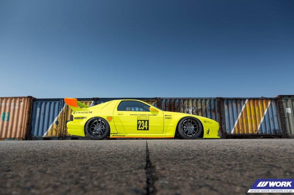 @racingpadockmiyoshi Mazda FC3S on WORK Emotion CR3P #artofwheel #emotion #cr3p ...