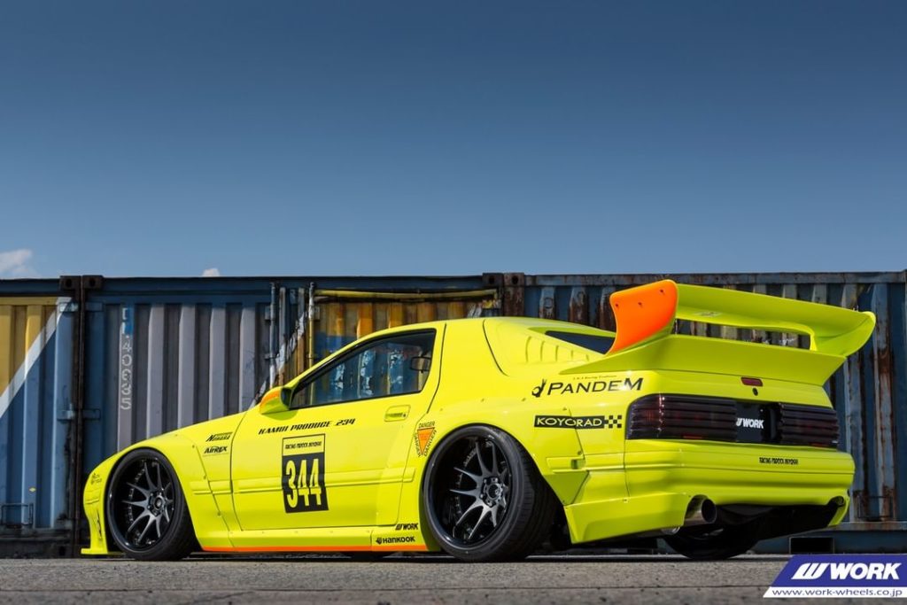 @racingpadockmiyoshi Mazda FC3S on WORK Emotion CR3P #artofwheel #emotion #cr3p ...