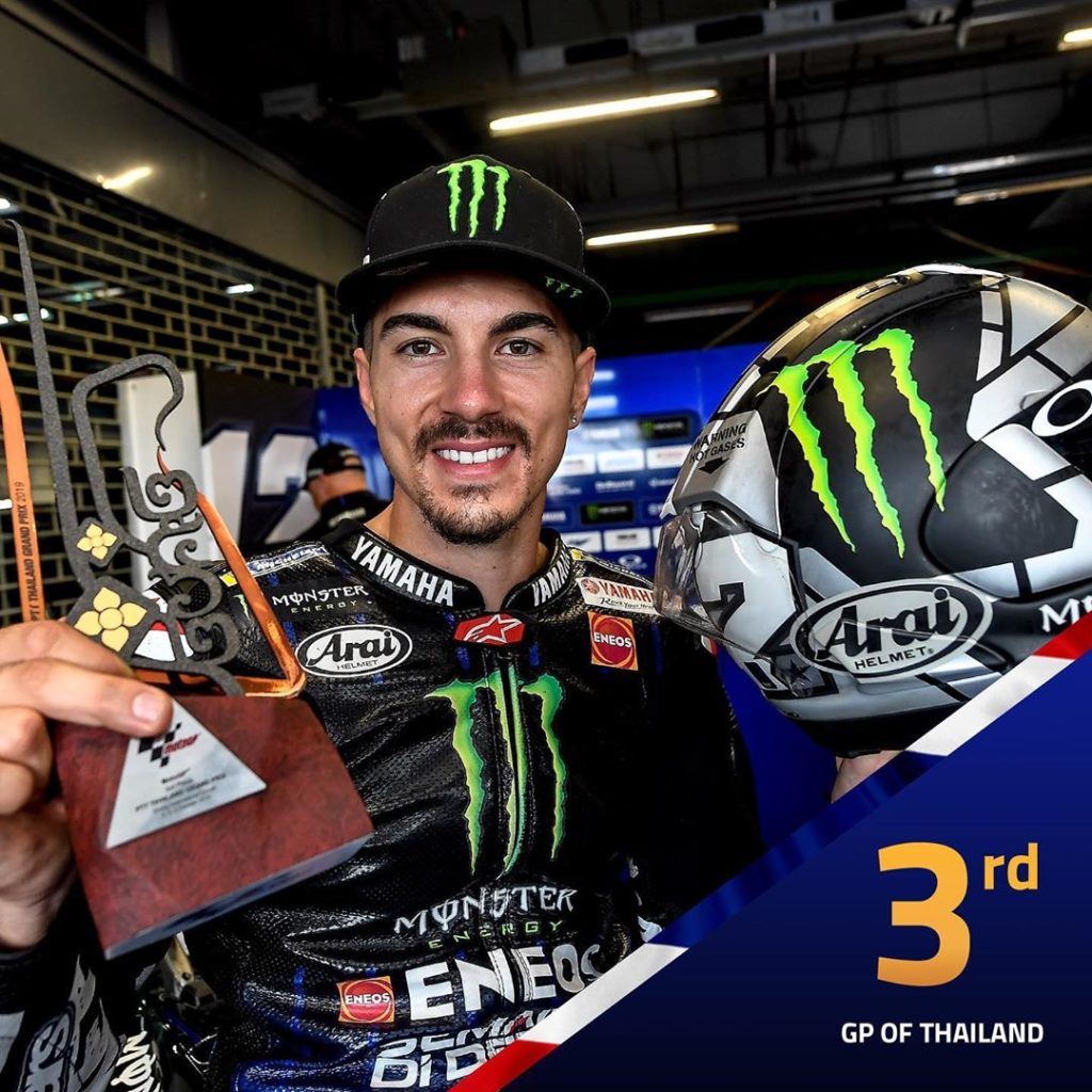 Thanks to his 3rd place in Buriram, @maverick12official has climbed up to 4th pl...
