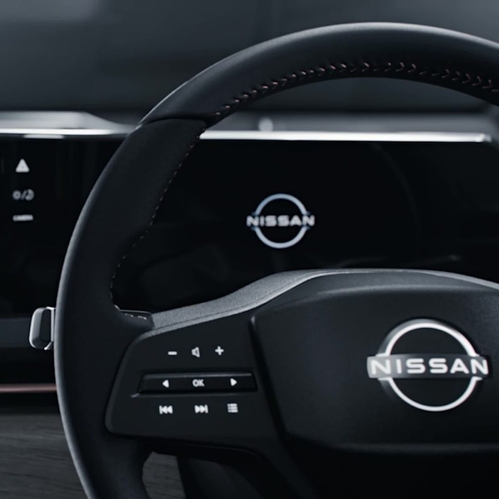The interior design of the #Nissan #Ariya concept represents our design of tomor...