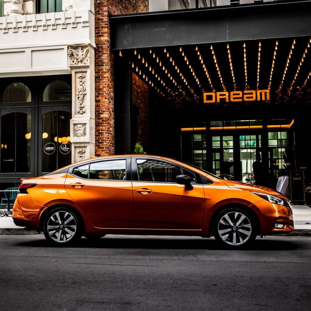 Dreaming in orange all through #October. #NissanVersa #Nissan #Versa...