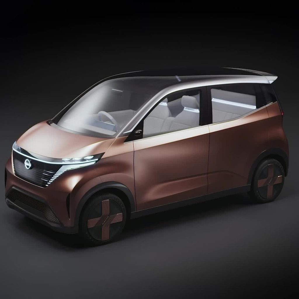 “As a small EV for a new era, the Nissan IMk is designed to be at home in sophis...