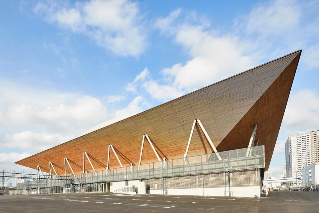 Construction on the Ariake Gymnastic Centre is complete! 

The Gymnastic Centre'...