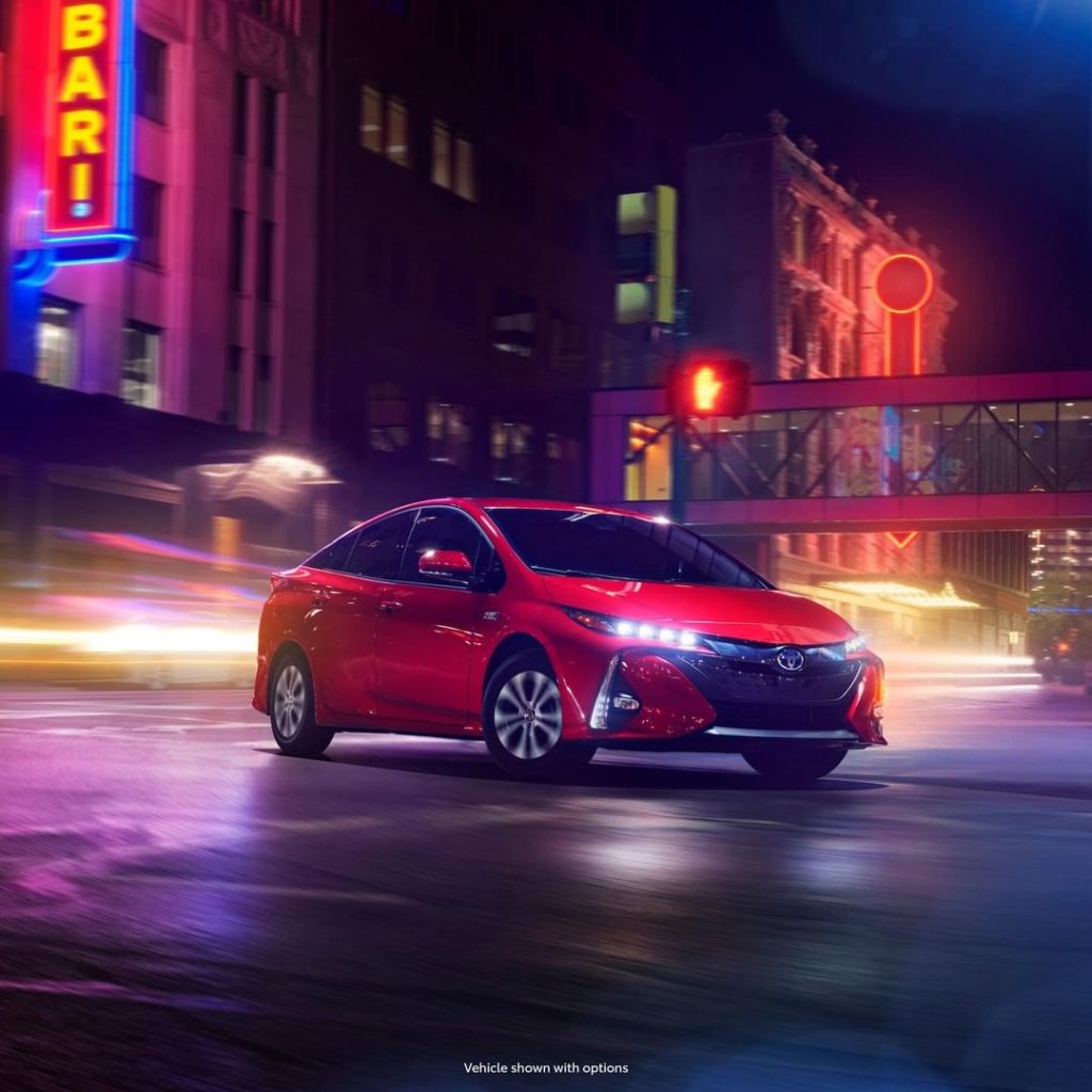 Sharp design and peak performance. #Prius Prime #LetsGoPlaces...