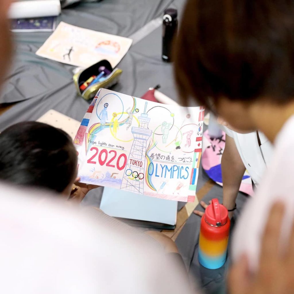 #Tokyo2020 gets creative! 

Students from K International School channelled thei...