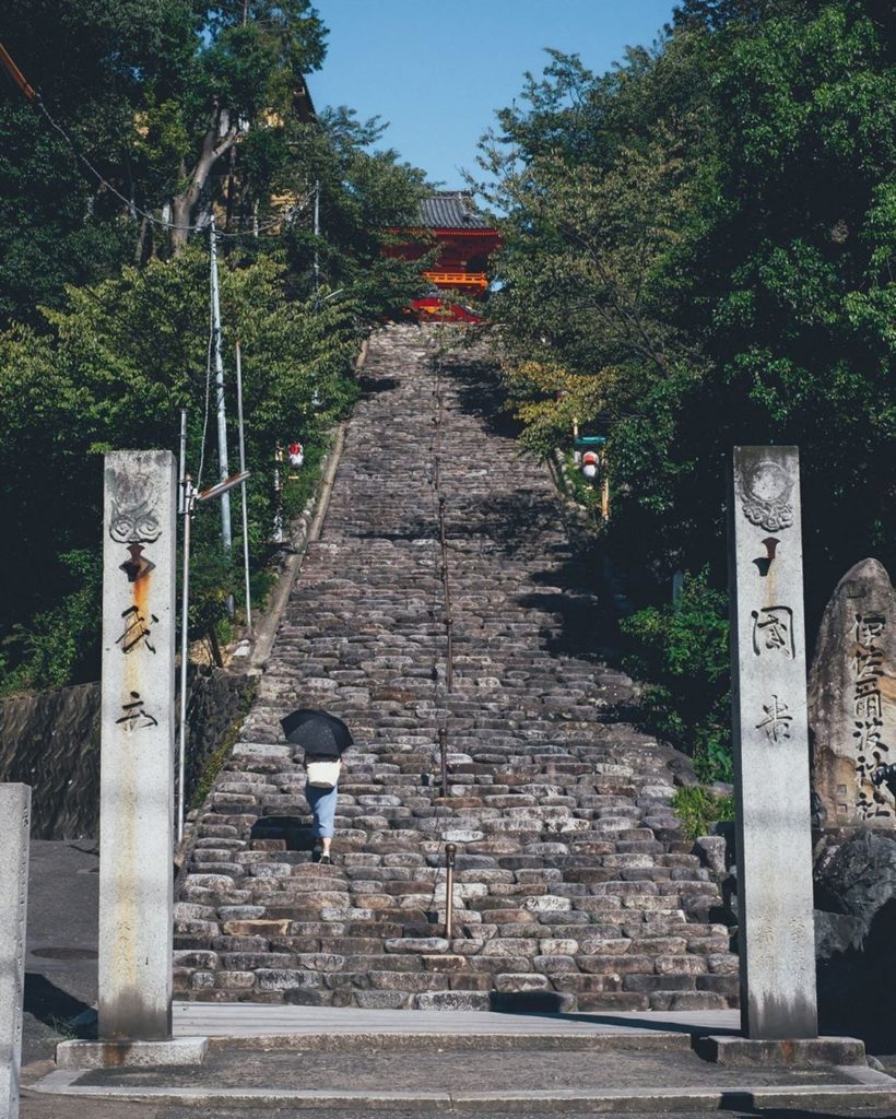 Visit Japan: Isaniwa Shrine sits high above Dogo Onsen in Ehime Prefecture, and the view is y… Isaniwa Shrine sits high above Dogo Onsen in Ehime Prefecture, and the view is y...