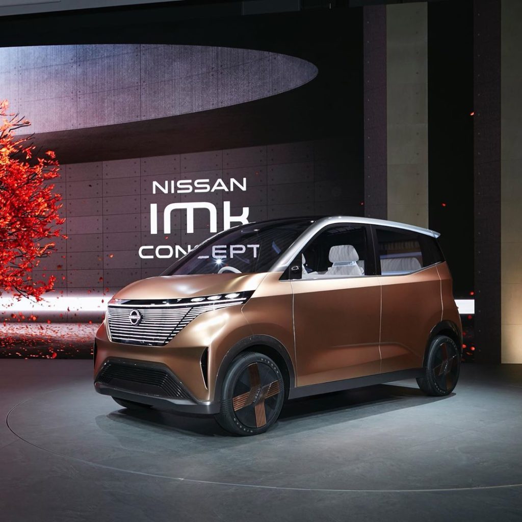 The #Nissan #IMk concept's look and exterior reflect a minimal aesthetic, drawin...