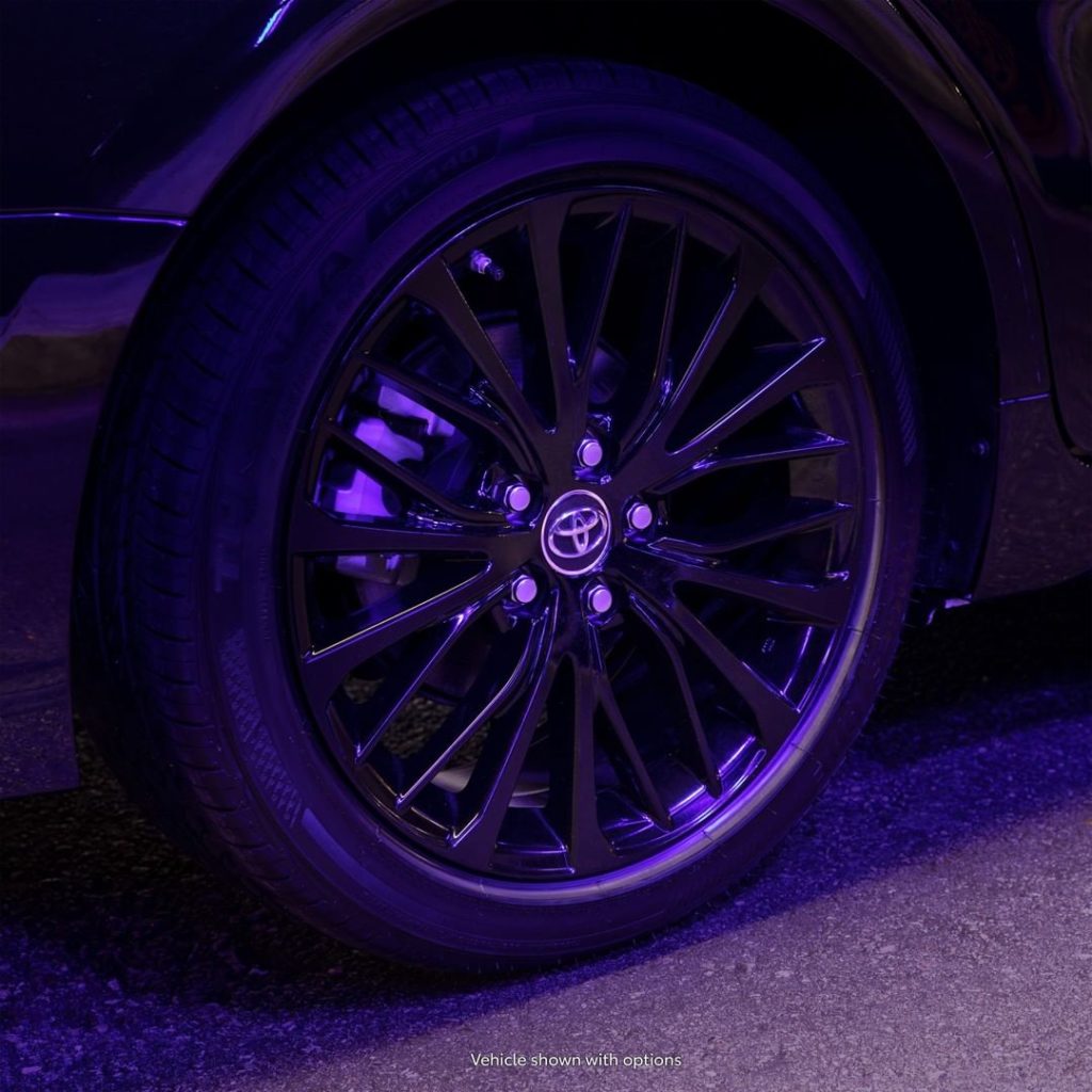 Roll up in style with 18” black alloy wheels in the 2020 #Camry #Nightshade #Let...