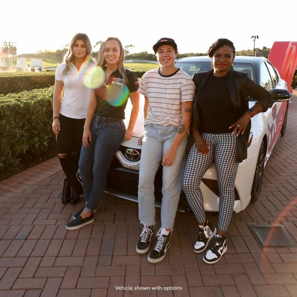 Achieve anything you set your mind to #espnWsummit #Camry #TRD #LetsGoPlaces...