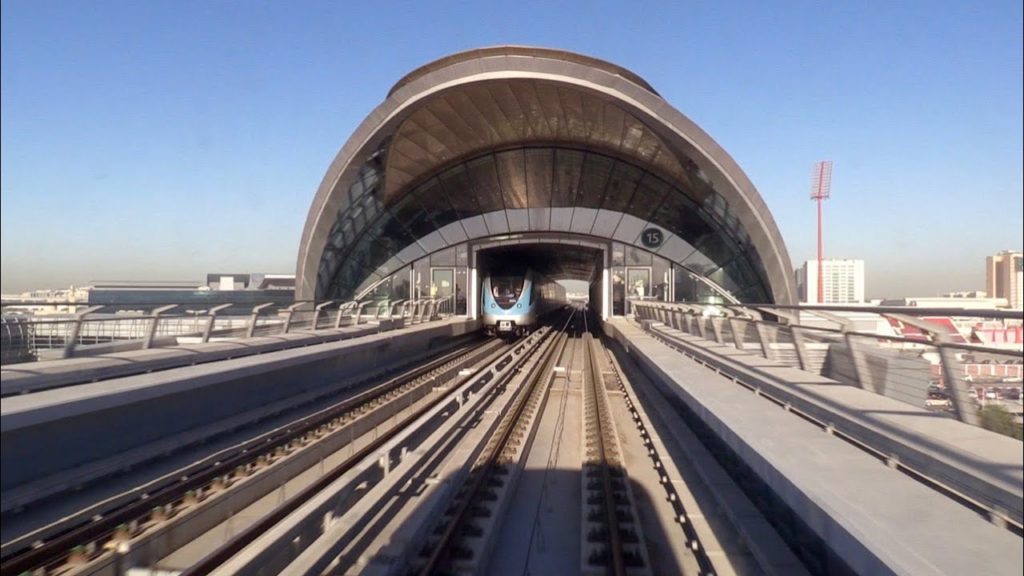 Dubai Metro Green Line Cab Ride Time-Lapse