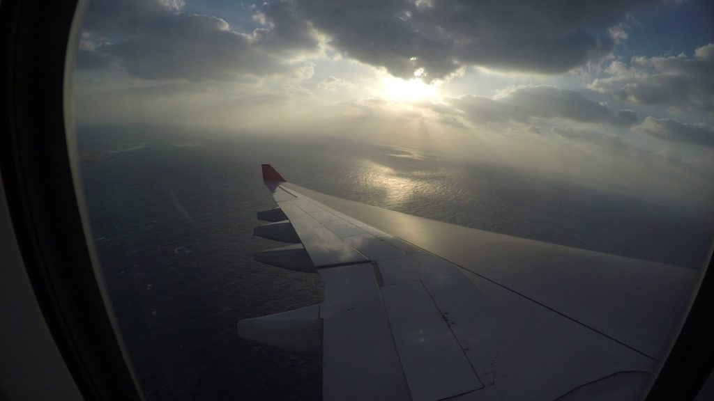 Cathay Dragon A330 Naha Take Off (GoPro)