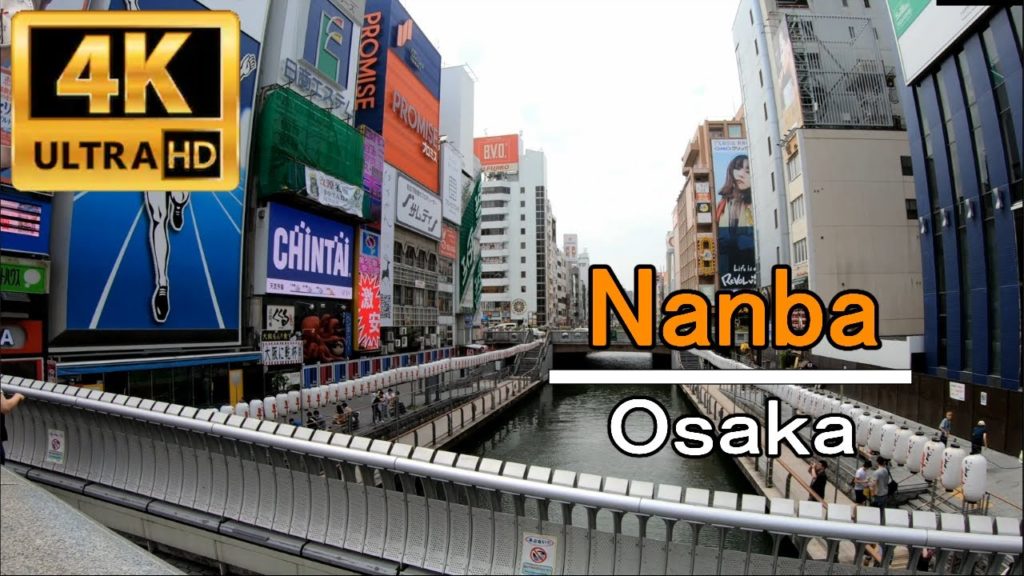 JAPAN Walking Tour in 4K | Nanba Osaka 難波～オタロード～道頓堀