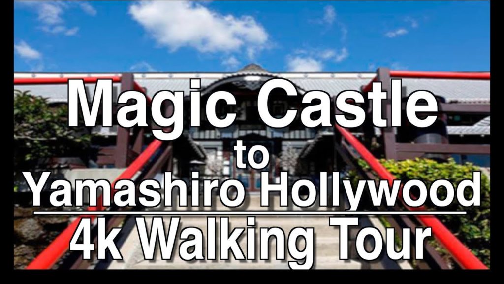 ⁴ᴷ Walking Tour Magic Castle to Yamashiro Night Market Hollywood | 4K DJI Osmo | Lofi Music