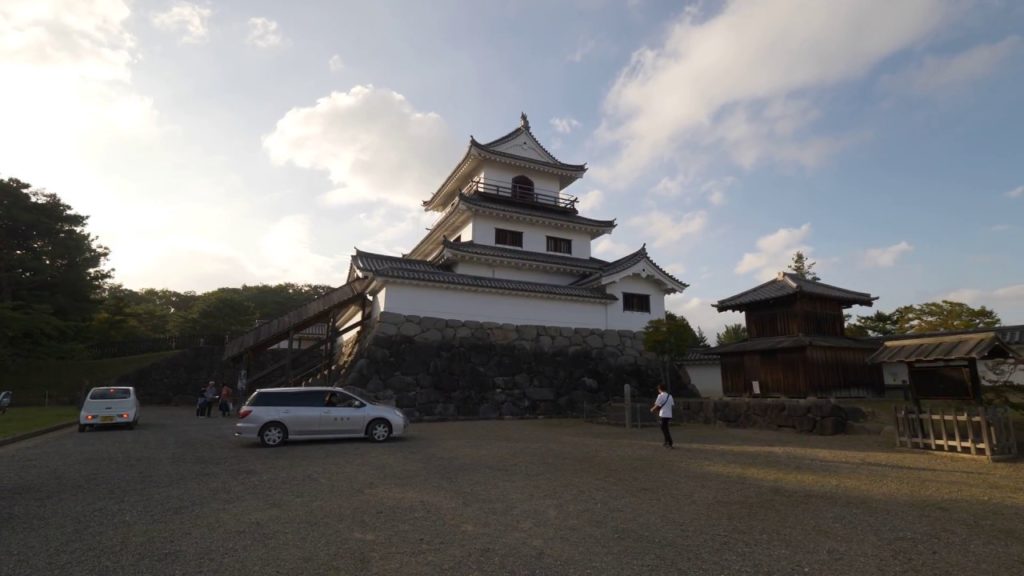 【4K】Walking at castle and streets of Shiroishi