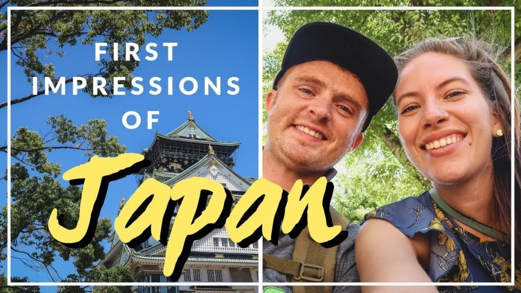 Our First Day in Japan! Visiting Osaka First Impressions