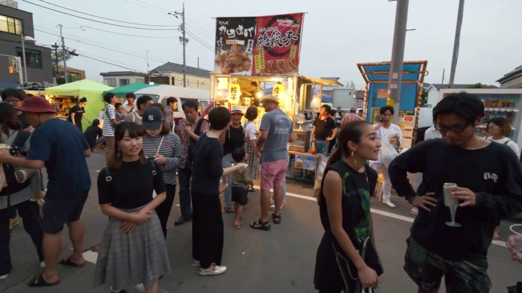 【4K】Shimokitazawa walk and Hachiman shrine festival