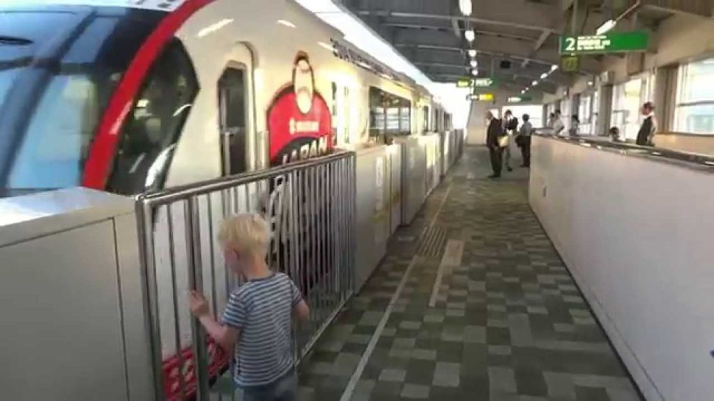 Monorail to Naha airport, Okinawa, October 22, 2014