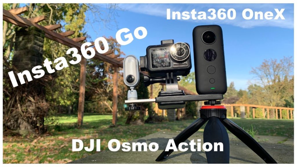 Insta360 Go • DJI Osmo Action • Insta360 OneX • Side by Side Comparison Insta360 Go • DJI Osmo Action • Insta360 OneX • Side by Side Comparison