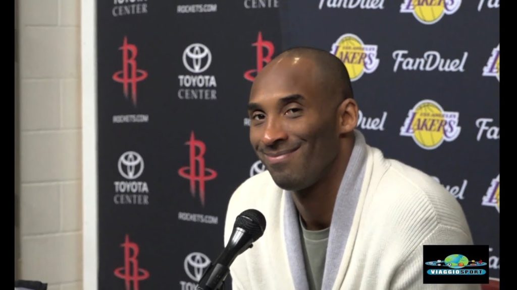 NBA history made: Lakers retire 2 Kobe Bryant jerseys. Black Mamba's interview