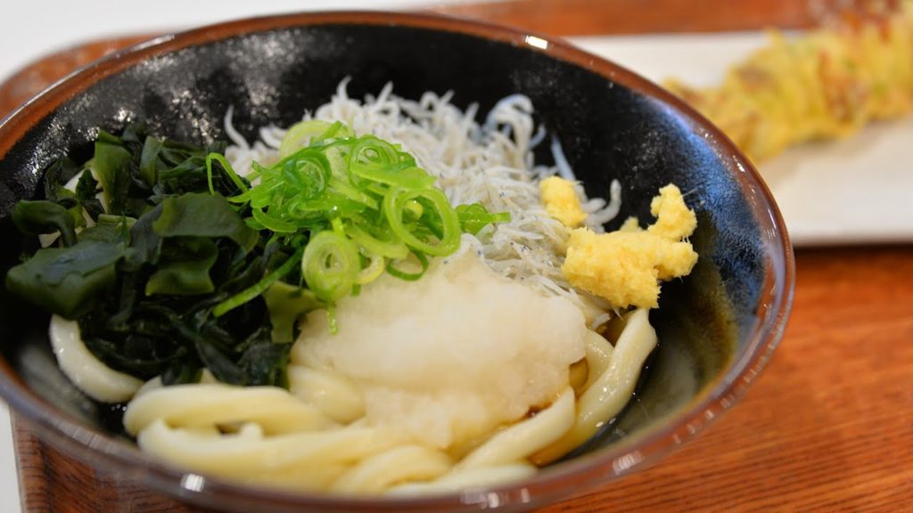 Bukkake-udon 浜松S.A.天つるりのうどんと天ぷら:Gourmet Report グルメレポート