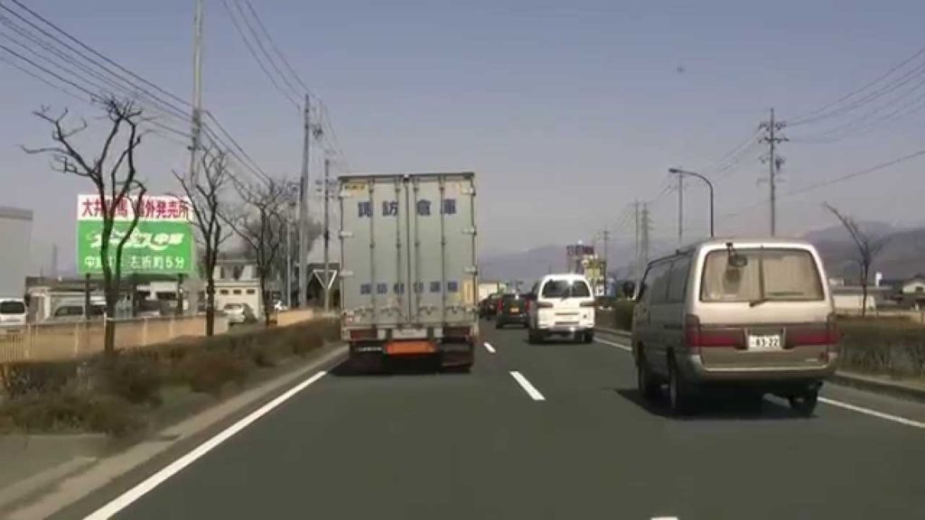 アキーラさん運転①長野県・国道１８号線・長野市付近,Route18,Nagano-city,Nagano,Japan