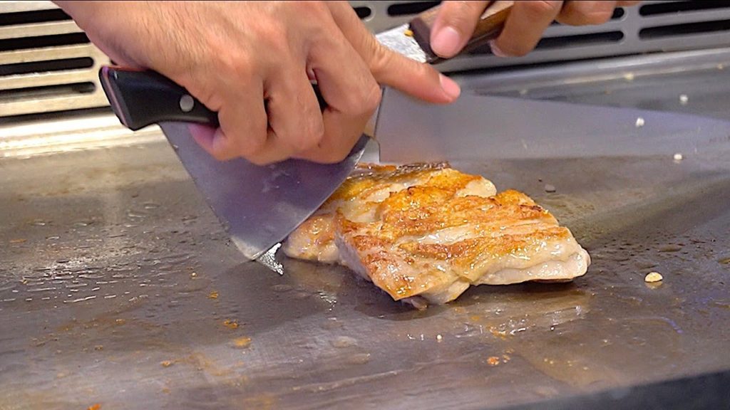 Japan Food - Chicken Steak, Fried Rice TEPPANYAKI